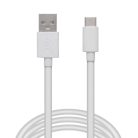 Adatkábel - USB Type-C - fehér - 1 m - DELIGHT