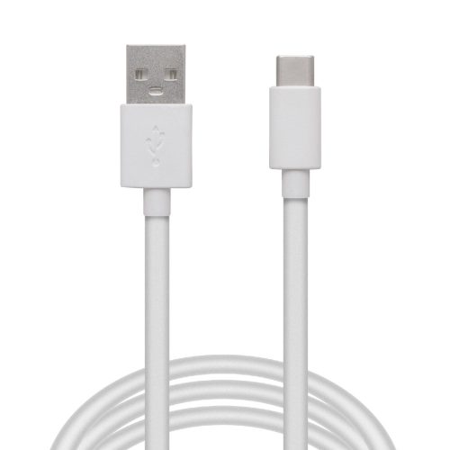 Adatkábel - USB Type-C - fehér - 1 m - DELIGHT