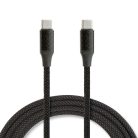 Adatkábel - Type-C - Type-C - mágneses - fekete - 1 m - 3A - 60W - DELIGHT