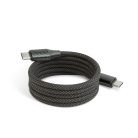 Adatkábel - Type-C - Type-C - mágneses - fekete - 1 m - 3A - 60W - DELIGHT