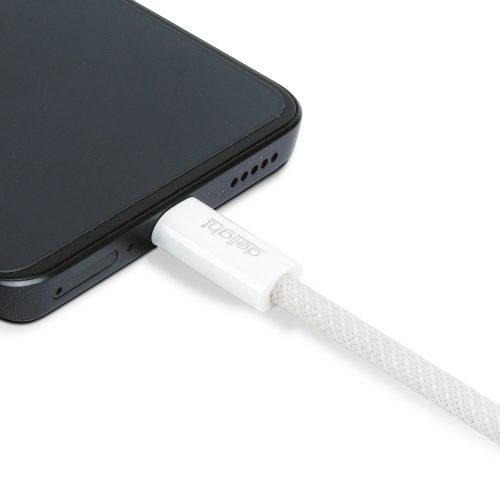 Notebook, tablet töltőkábel - adatkábel - Type-C-Type-C - fehér 1 m - 5 A 240 W