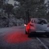 Elakadásjelző lámpa - mágneses - 6 piros LED - elemes - M.N.C