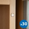 Ajtóütköző szett öntapadós, átlátszó 8 mm 30 db - HANDY