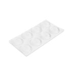 Ajtóütköző szett öntapadós, átlátszó 18 mm 8 db - FAMILY