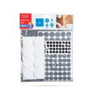 Filcpárna szett, öntapadós 125 db-os - FAMILY