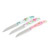 Konyhai késkészlet - 15 cm - virágmintás - 3 db - FaMilY