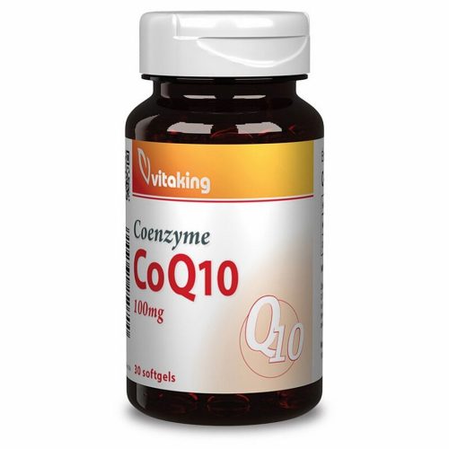 Q10 koenzim 100 mg - 30 db étrend-kiegészítő lágyzselatin kapszula - VITAKING