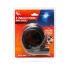 Kerékpár kábelzár ujjlenyomatolvasóval, 150 cm - 57085