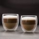Duplafalú capuccino üveg csésze 250 ml - 2 db - Vog&Arths