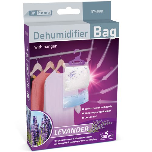 Felakasztható páramentesítő - 500 ml - levendula illat