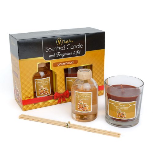 Illatgyertya és illatosító szett - mézeskalács - 120 g + 100 ml - Vog&Arths