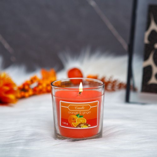 Illatgyertya - narancs és gyömbér - 120 g - Vog&Arths