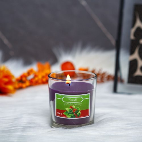 Illatgyertya - téli bogyó - 120 g - Vog&Arths