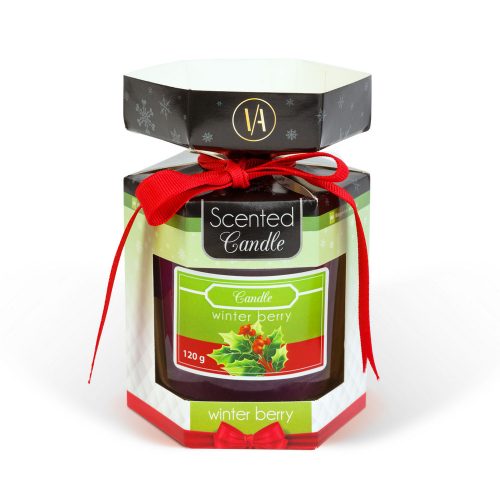 Illatgyertya - téli bogyó - 120 g - Vog&Arths