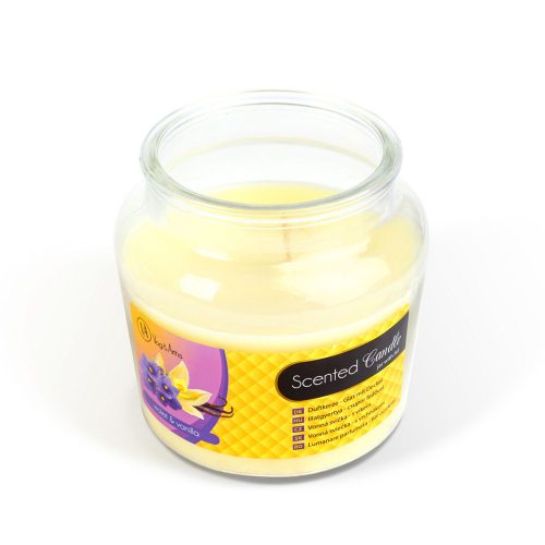 Illatgyertya - csuporban, fedővel - ibolya és vanília - 310 g - Vog&Arths