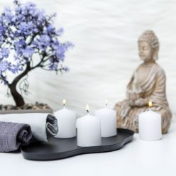   Henger gyertya szett fehér színű 3,8x4,5 cm - 4 db - Vog&Arths