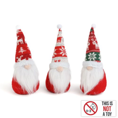 3 db Skandináv manó - 28 cm