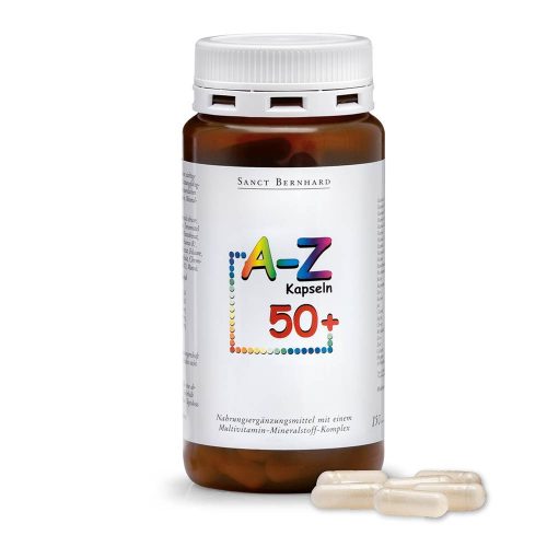 A-Z multivitamin komplex 50+ Senior - 150 db étrend-kiegészítő tabletta - Sanct Bernhard