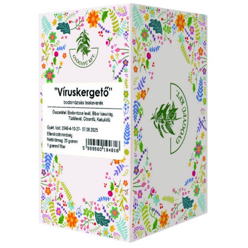 VÍRUSKERGETŐ teakeverék 20 db filter, 20x1 g