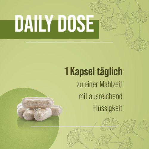 Ginkgo Biloba 75 mg - 240 db étrend-kiegészítő kapszula - Sanct Bernhard