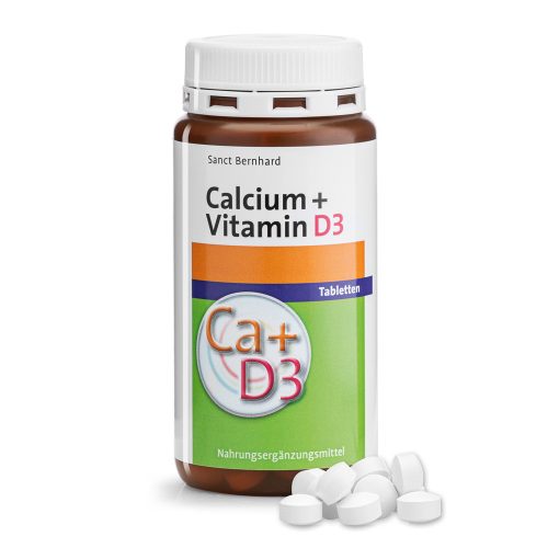 KALCIUM + D3 VITAMIN - 150 db étrend-kiegészítő tabletta - Sanct Bernhard