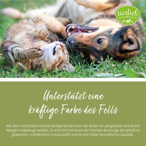Tengeri hínár granulátum kutyáknak és macskáknak 300 g - TIERLIEB - Sanct Bernhard