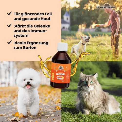 Lazacolaj kutyáknak, macskáknak, lovaknak 1 l 100% tisztaságú - TIERLIEB - Sanct Bernhard