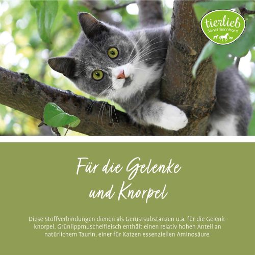 Zöldkagyló kapszula macskáknak 90 db - TIERLIEB - Sanct Bernhard