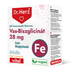   Vas-Biszglicinát - 60 db étrend-kiegészítő kapszula - Dr. Herz
