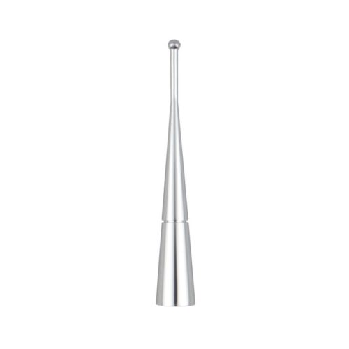 Antennaszár - univerzális - alumínium 10 cm, adapterekkel - 4CARS