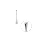 Antennaszár - univerzális - alumínium 10 cm, adapterekkel - 4CARS