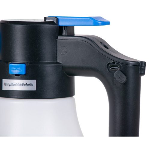Elektromos szórófejes flakon 1,5 l - 2.0 bar - akkus, 5 V USB Type-C - 4CARS