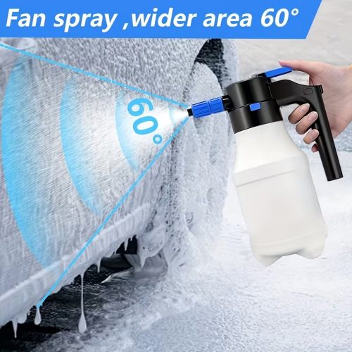 Elektromos szórófejes flakon 1,5 l - 2.0 bar - akkus, 5 V USB Type-C - 4CARS