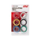 Szigetelőszalag garnitúra 6 db-os, 10 m x 15 mm - 4CARS