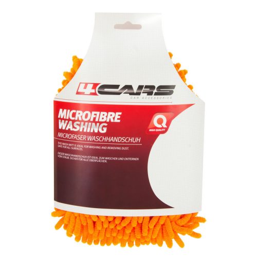 Mikroszálas mosókesztyű 25x18 cm - 4CARS