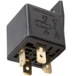 Relé 12V, 30A, 4 lábú, füles - 4CARS