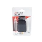 Relé 12V, 30A, 4 lábú, füles - 4CARS