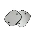 Napellenző oldalablakra 45x35 cm, 2 db, ezüst-fekete - 4CARS