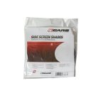 Napellenző oldalablakra 45x35 cm, 2 db, ezüst-fekete - 4CARS