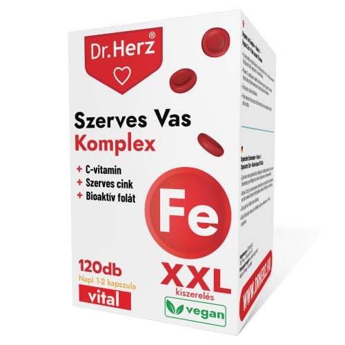 SZERVES VAS KOMPLEX - 120 db étrend-kiegészítő kapszula - Dr. Herz