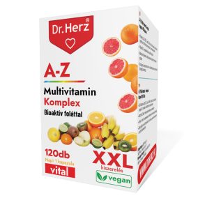   A-Z Multivitamin Komplex - 120 db étrend-kiegészítő kapszula XXL - Dr. Herz