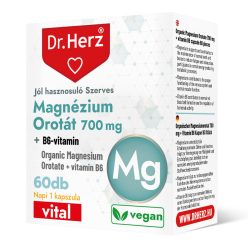   Szerves Magnézium + B6-vitamin - 60 db étrend-kiegészítő kapszula - Dr. Herz