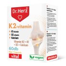 K2-vitamin + K1 + D3 + Kalcium - 60 db étrend-kiegészítő kapszula - Dr. Herz