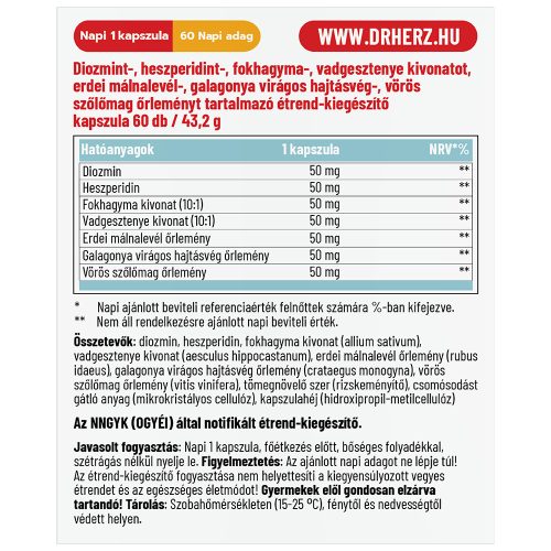 Erek egészsége - 60 db étrend-kiegészítő kapszula - Dr. Herz