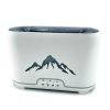 Aroma diffúzor Himalája sóval, lángoló hatás, távirányítóval USB 240 ml