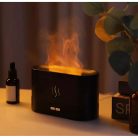 Aroma diffúzor Himalája sóval, lángoló hatás, távirányítóval USB 240 ml