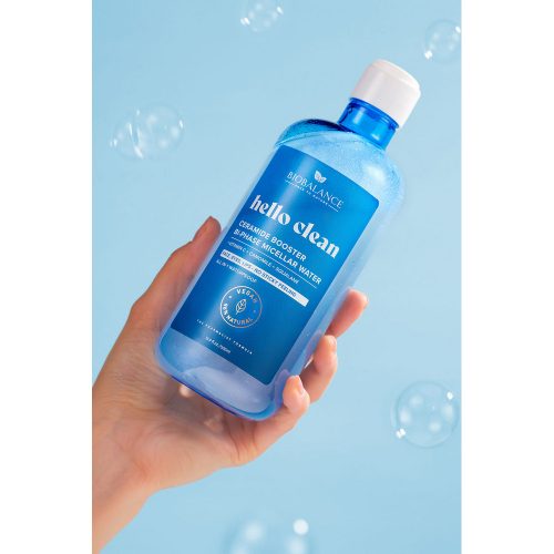 Arclemosó micellás víz kétfázisú ceramide booster HELLO CLEAN 500 ml - BIOBALANCE