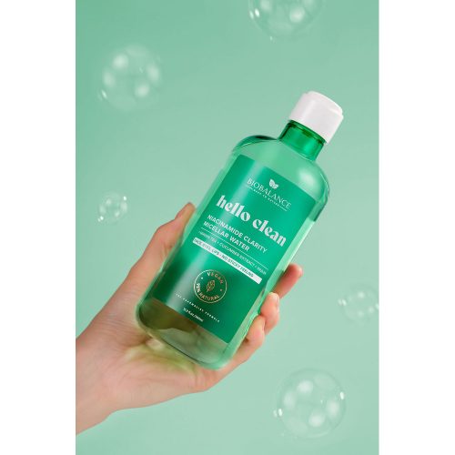 Arclemosó micellás víz niacinamiddal HELLO CLEAN 500 ml - BIOBALANCE