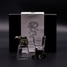 Pohárkészlet 6 db-os 50 ml - BOTTOM UP - üveg, antik bronz - Ancient Wisdom