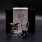 Pohárkészlet 6 db-os 50 ml - BOTTOM UP - üveg, antik bronz - Ancient Wisdom